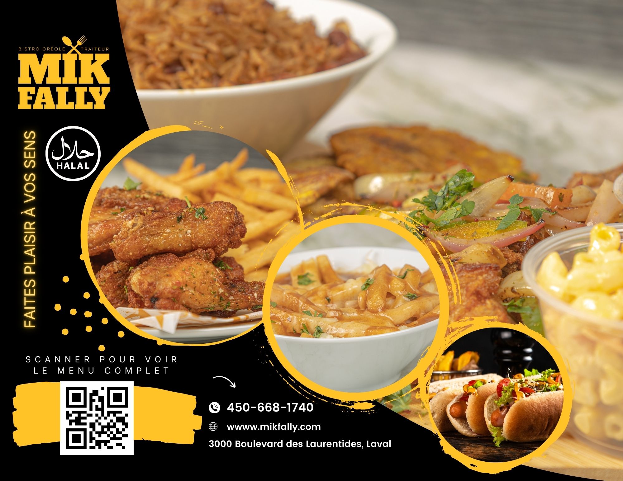 Mikfally est un bistro créole et service de traiteur
